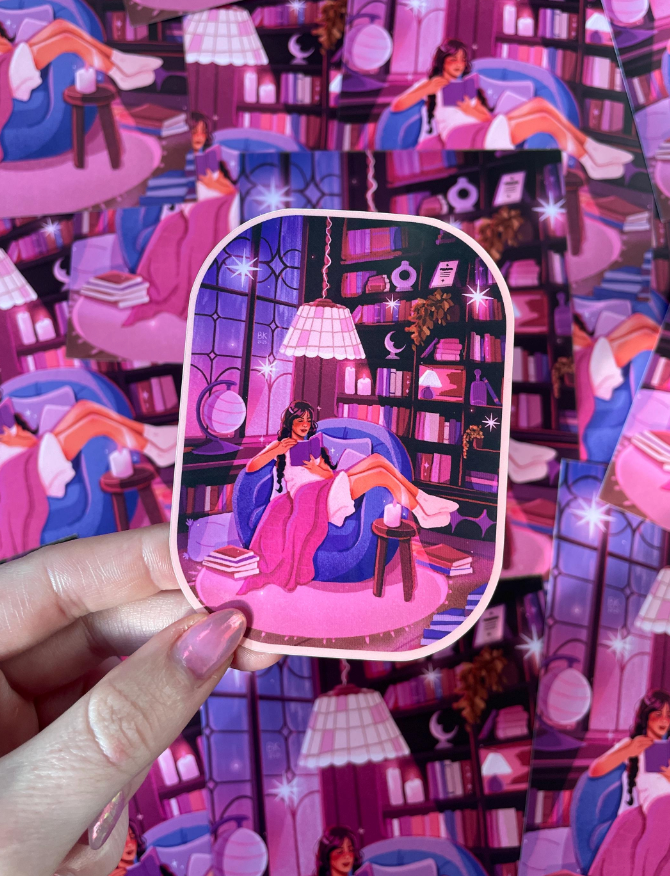 Brittany Keller, Reading Nook Sticker