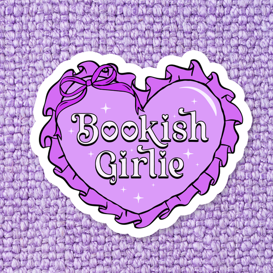 Bookish girlie / sticker