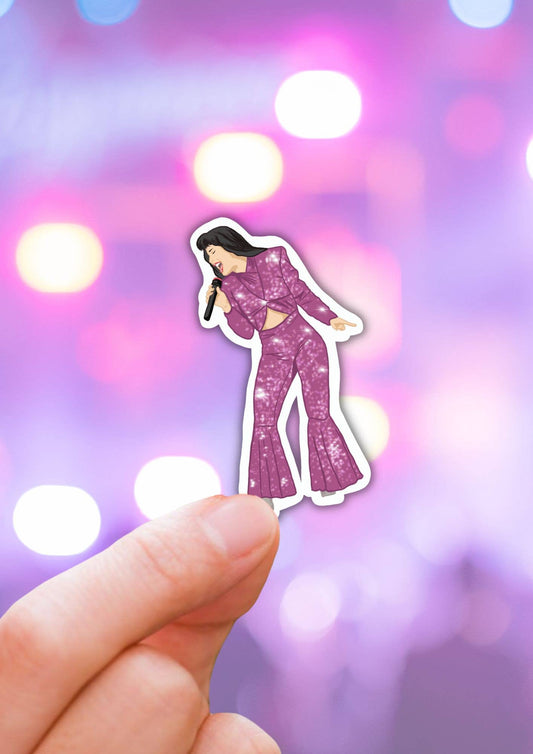 Selena Quintanilla water resistant sticker
