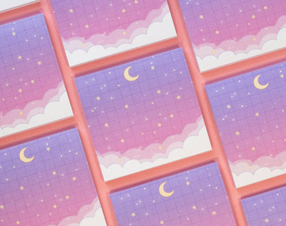 Starry Clouds Sticky Notes