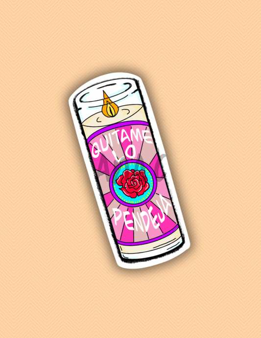 Funny veladora latinx sticker,spanish decals,mexican,laptop