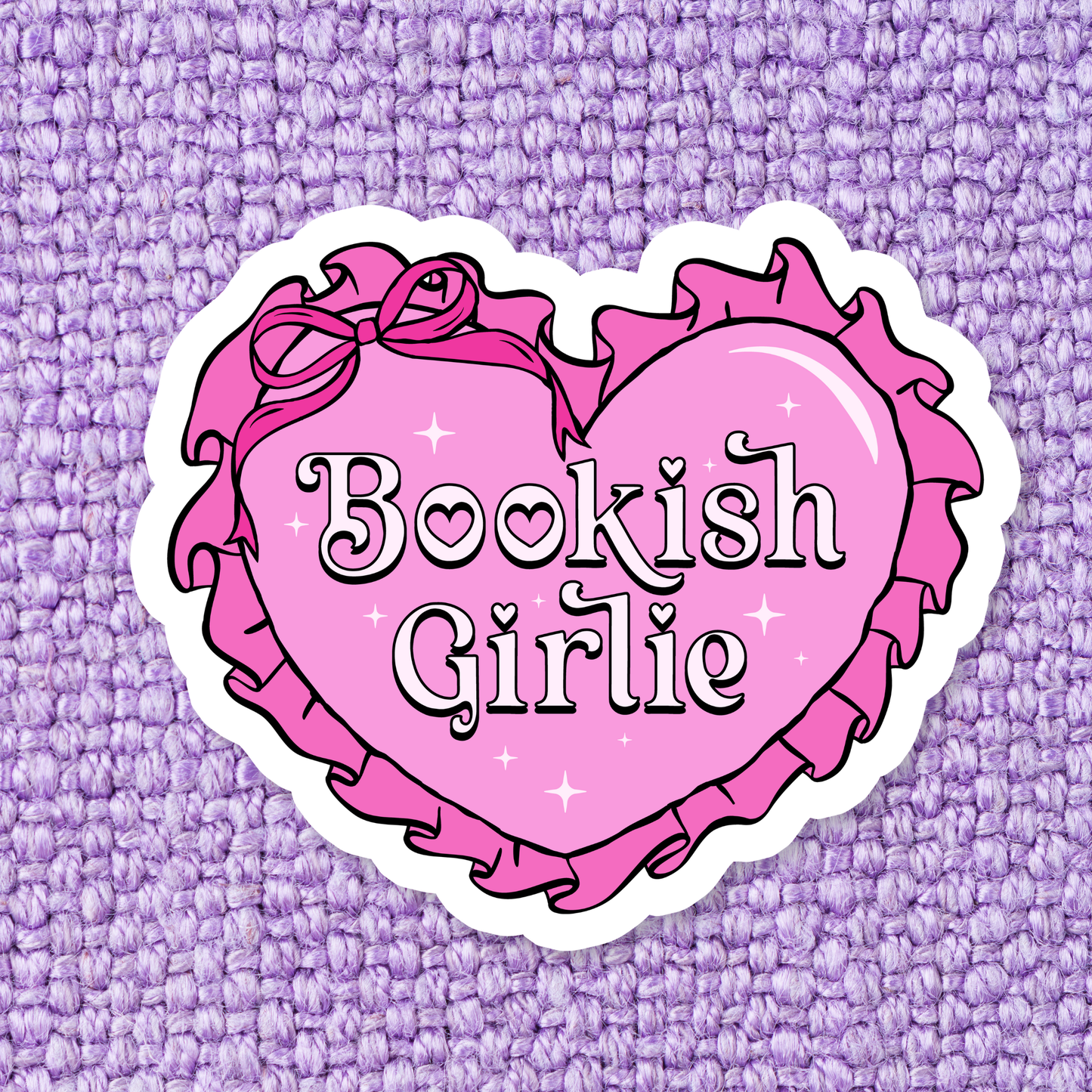 Book Bookish Bookstore Waterproof Vinyl Sticker RB4: Standard: Loose Stickers / Clear