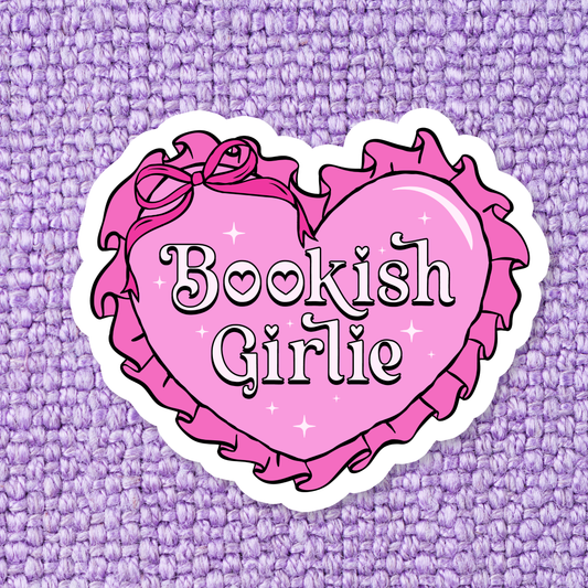 Book Bookish Bookstore Waterproof Vinyl Sticker RB4: Standard: Loose Stickers / Clear