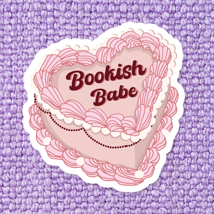 Bookish Smut Romance Cake Waterproof Vinyl Sticker SB: Standard: Loose Stickers / Clear