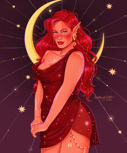 Brittany Keller, Bryce Gold Foil Print: 5x7